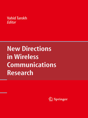 cover image of New Directions in Wireless Communications Research
